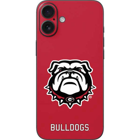 University of Georgia Bulldogs Logo iPhone 16 Plus Skin